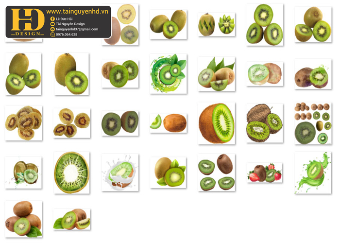 Quả Kiwi, Hoa Quả PNG 2