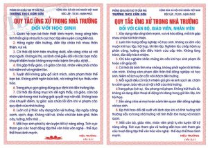 Quy Tắc Ứng Xử Nhà Trường