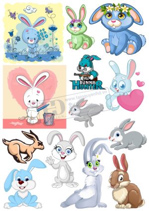 Rabbit, Con Thỏ, Vector Động Vật (1)
