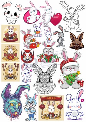 Rabbit, Con Thỏ, Vector Động Vật (2)