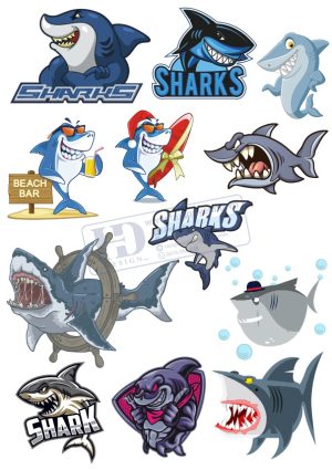 Shark, Vector Cá Mập (2)