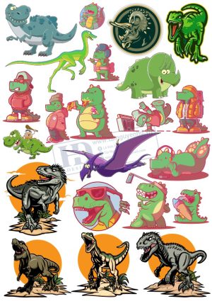 T-rex, Raptors, Khủng Long, Vector Con Khủng Long (1)