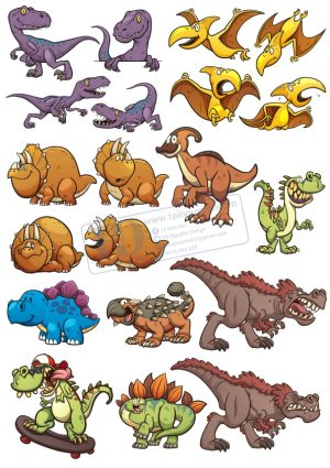 T-rex, Raptors, Khủng Long, Vector Con Khủng Long (7)