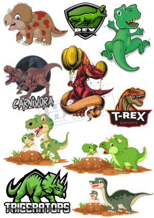 T-rex, Raptors, Khủng Long, Vector Con Khủng Long (9)
