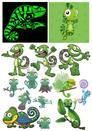 Tắc Kè Hoa, Vector Con Tắc kè (2)