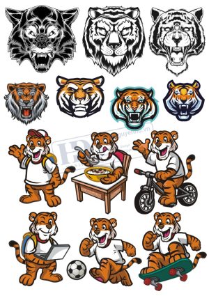 Tiger, Con Hổ, Vector Con Hổ (16)