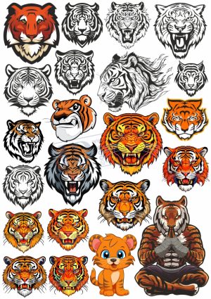 Tiger, Con Hổ, Vector Con Hổ (24)