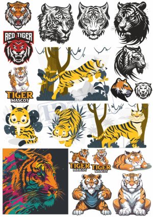 Tiger, Con Hổ, Vector Con Hổ (9)