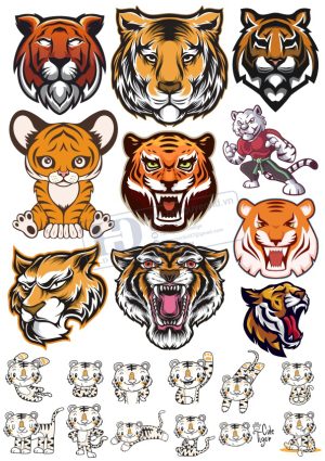 Tiger, Con Hổ, Vector Động Vật (1)