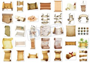 Tờ Giấy, Cuộn Thư, Tờ Giấy Cũ PNG 3