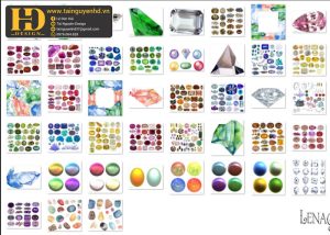 Trang Sức, Đá Quý Tách Nền Tổng Hợp 19