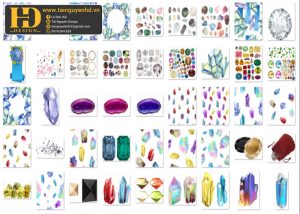 Trang Sức, Đá Quý Tách Nền Tổng Hợp 20