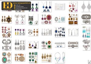 Trang Sức, Đá Quý Tách Nền Tổng Hợp 6