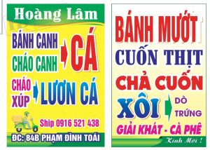 Vector Biển Quảng Cáo Bánh Mướt