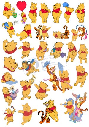 Vector Chú Gấu Hoạt Hình, Bear Cartoon (1)
