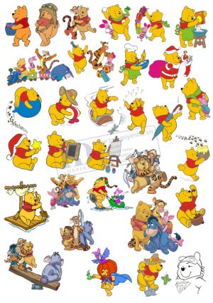 Vector Chú Gấu Hoạt Hình, Bear Cartoon (4)