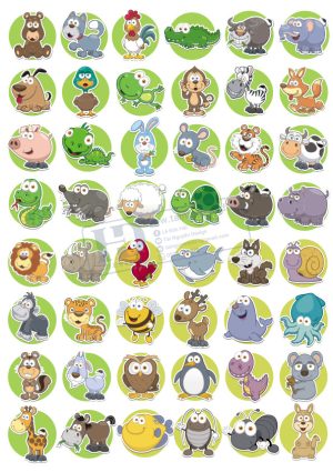 Vector Con Vật Dễ Thương, Animal Cute