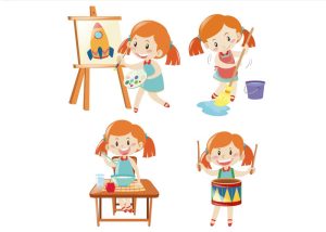 Vector Em Bé Và Nghệ Thuật