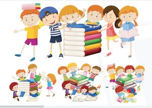 Vector Học Sinh Và Quyển Sách