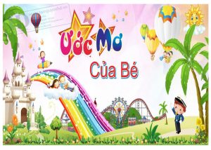 Vector Maket Ước Mơ Của Bé
