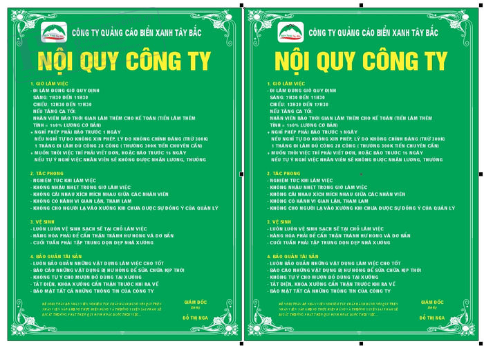 Vector Nội Quy Công Trường