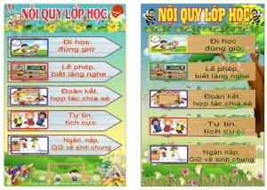 Vector Nội Quy Lớp Học