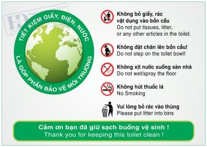 Vector Nội Quy Phòng Vệ Sinh