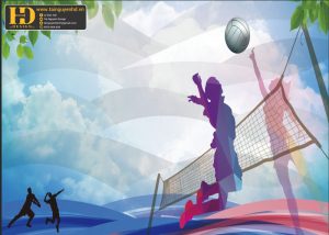 Vector Phông Nền Bóng Chuyền, Volleyball (10)