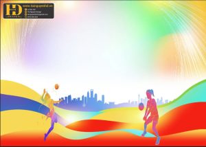 Vector Phông Nền Bóng Chuyền, Volleyball (18)