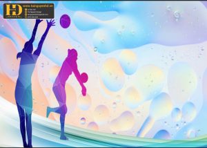 Vector Phông Nền Bóng Chuyền, Volleyball (20)