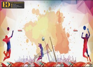 Vector Phông Nền Bóng Chuyền, Volleyball (25)