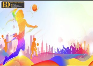 Vector Phông Nền Bóng Chuyền, Volleyball (27)