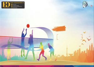 Vector Phông Nền Bóng Chuyền, Volleyball (29)
