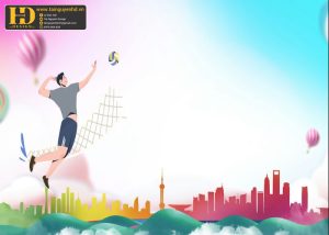 Vector Phông Nền Bóng Chuyền, Volleyball (32)