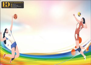 Vector Phông Nền Bóng Chuyền, Volleyball (33)