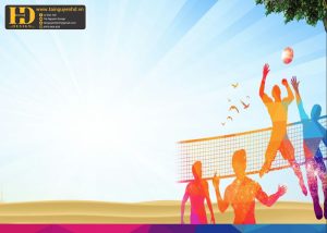 Vector Phông Nền Bóng Chuyền, Volleyball (45)