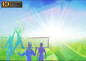 Vector Phông Nền Bóng Chuyền, Volleyball (48)