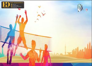Vector Phông Nền Bóng Chuyền, Volleyball (7)