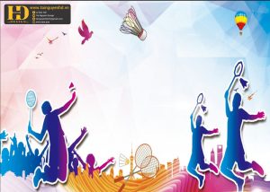Vector Phông Nền Cầu Lông, Badminton (15)