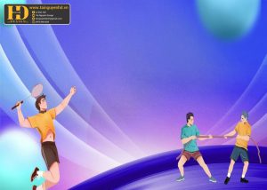 Vector Phông Nền Cầu Lông, Badminton (16)