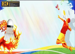 Vector Phông Nền Cầu Lông, Badminton (19)