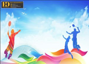 Vector Phông Nền Cầu Lông, Badminton (2)
