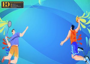 Vector Phông Nền Cầu Lông, Badminton (24)