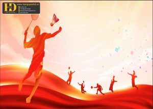 Vector Phông Nền Cầu Lông, Badminton (50)