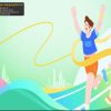 Vector Phông Nền Giải Chạy Bộ, Chạy Việt Dã (1)