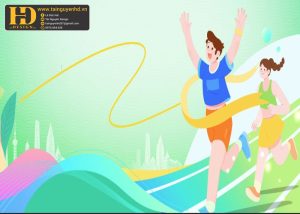 Vector Phông Nền Giải Chạy Bộ, Chạy Việt Dã (1)