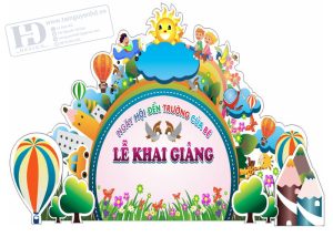 Vector Phông Nền Lễ Khai Giảng