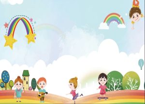 Vector Phông Nền Thiếu Nhi, Trường Học (18)
