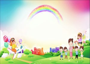 Vector Phông Nền Thiếu Nhi, Trường Học (19)