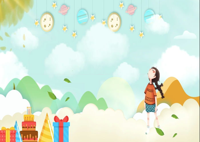 Vector Phông Nền Thiếu Nhi, Trường Học (20)